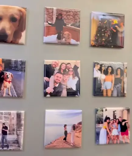 [FIP-008] Set de 8 Fotoimanes Personalizados – Imanes con Foto para Refrigerador 50 mm x 50 mm