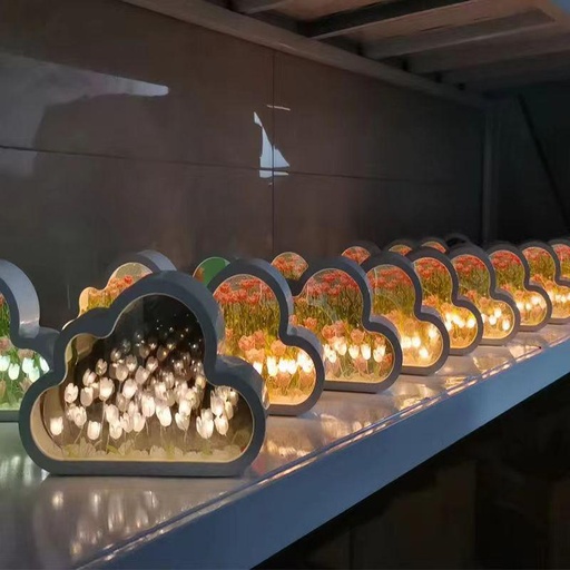Lámpara LED de Tulipanes (nube)